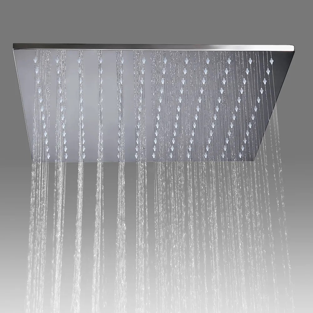 Questions and Answers for Modern 16" Chrome Thermostatic Rain Shower System with Handheld Shower & 3 Body Sprays