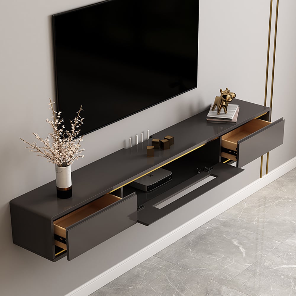 Questions and Answers for 1800mm Grey Smooth TV Stand Postmodern Minimalist Floating Media Console with Storage