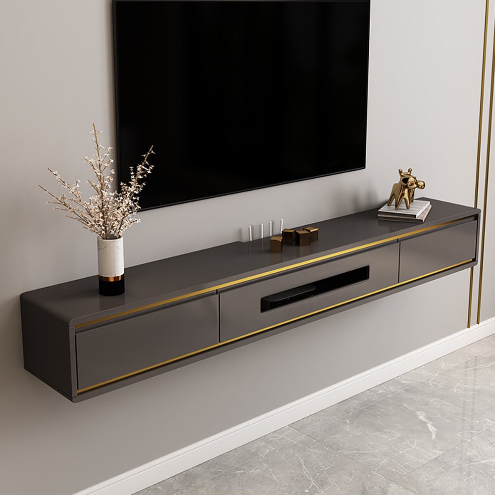 Questions and Answers for 1800mm Grey Smooth TV Stand Postmodern Minimalist Floating Media Console with Storage