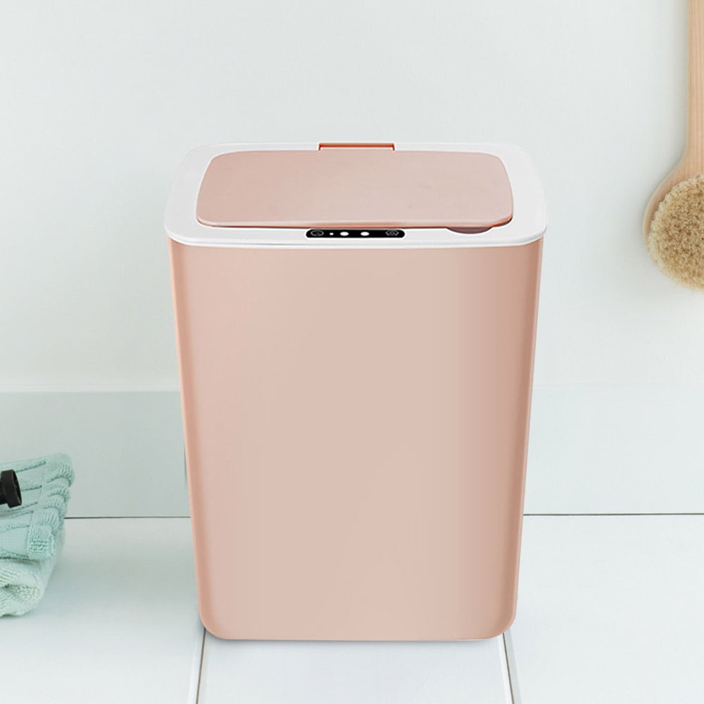Customer Reviews for Pink Intelligent Touchless Sensor Rubbish Bin with Odor-Absorbing Deodorizer Area