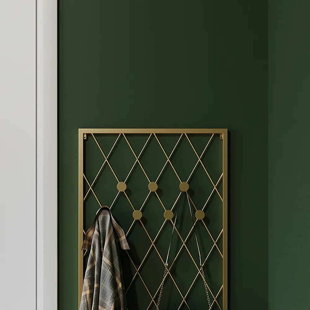 Avis Clients sur Porte-manteau d'angle mural Entryway en métal avec crochets