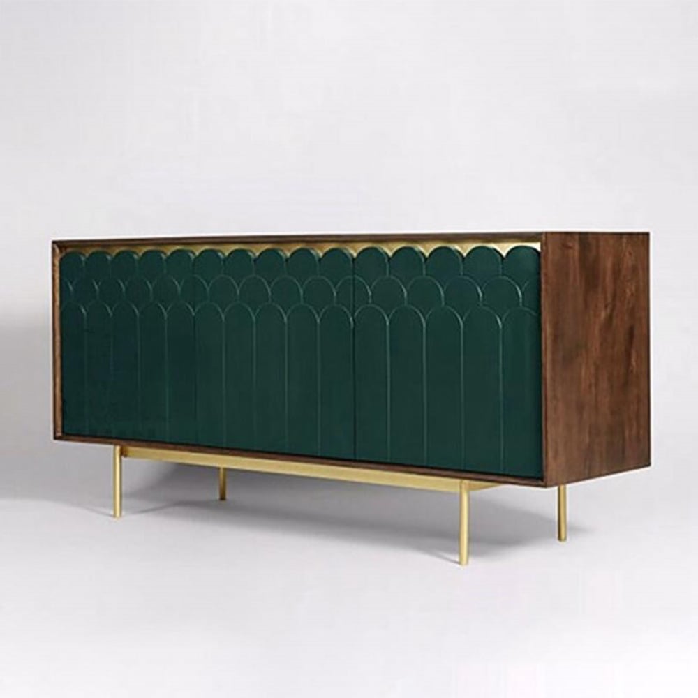 Avis Clients sur Buffet de rangement Green Credenza de 59 po, Mid-Century Moderne