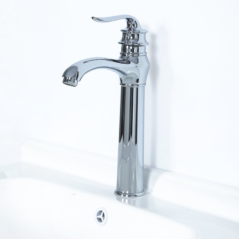 Questions and Answers for Marve Modern Single Lever Handle Mono Bathroom Tall Basin Mixer Tap in Polished Chrome