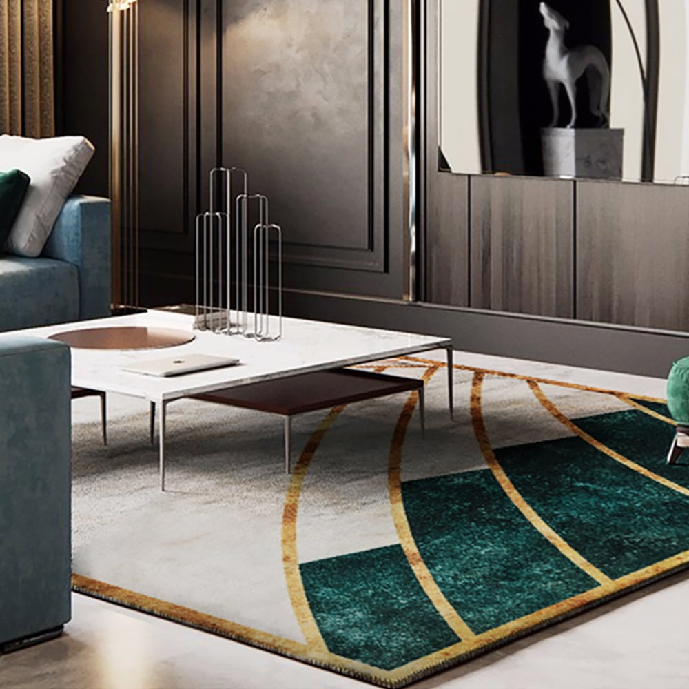 Questions et Réponses pour Tapis de zone géométrique rectangulaire moderne de 1530 mm x 2430 mm