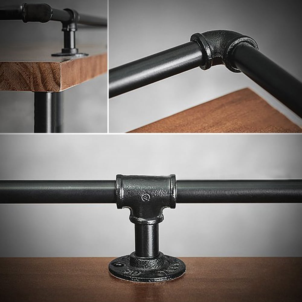 Questions and Answers for 3 Pieces Industarial High Natural Bar Table Set with Stools with Metal Legs