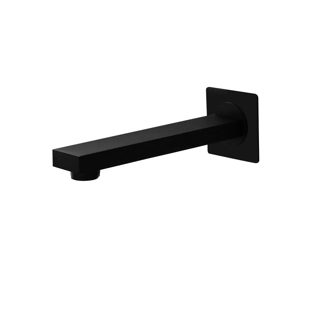 Customer Reviews for Contemporary Square Solid Brass Wall Mounted Tub Filler Spout in Matte Black Finish