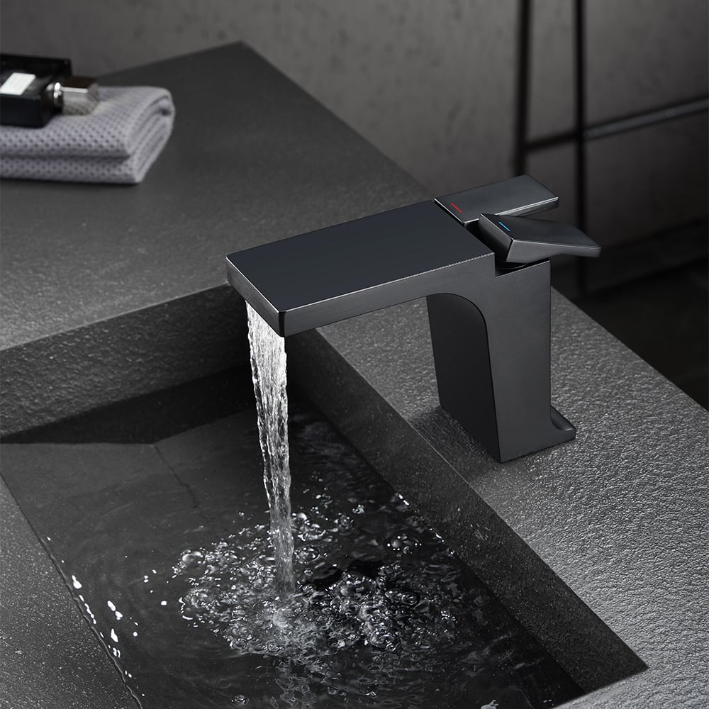Questions and Answers for Cutton Black Modern Monobloc Bathroom Basin Mixer Tap Solid Brass