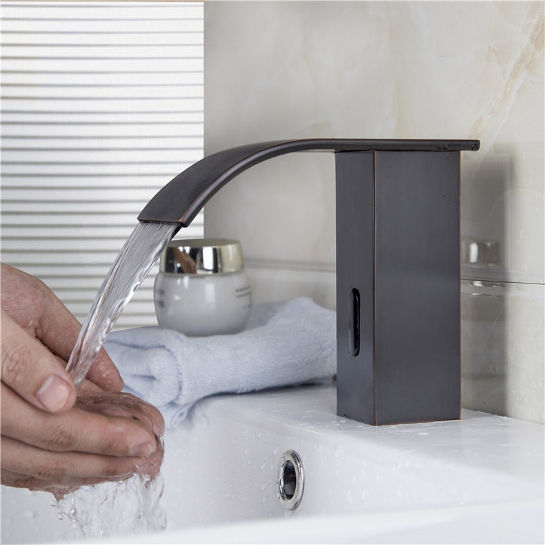 Customer Reviews for Milly Waterfall Automatic Sensor Hot & Cold Bathroom Sink Faucet Touchless Antique Black