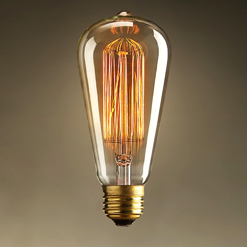 Customer Reviews for 40W E27 Vintage A-Shape Brass Edison Incandescent Bulb