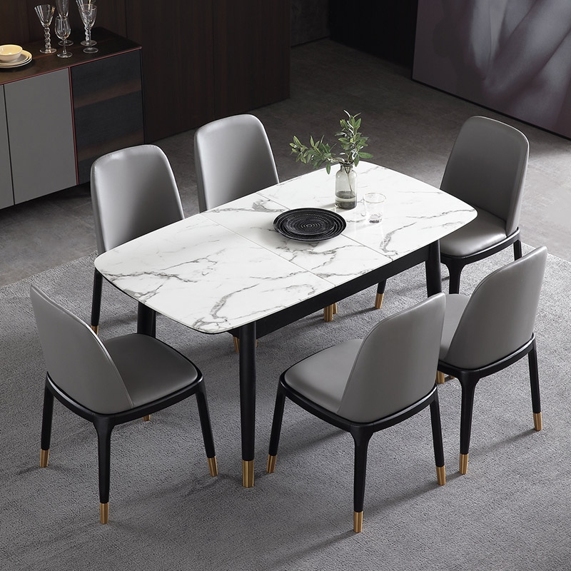 Customer Reviews for 1400mm to 1800mm Modern Rectangular Extendable Dining Table with Marble Veneer Top