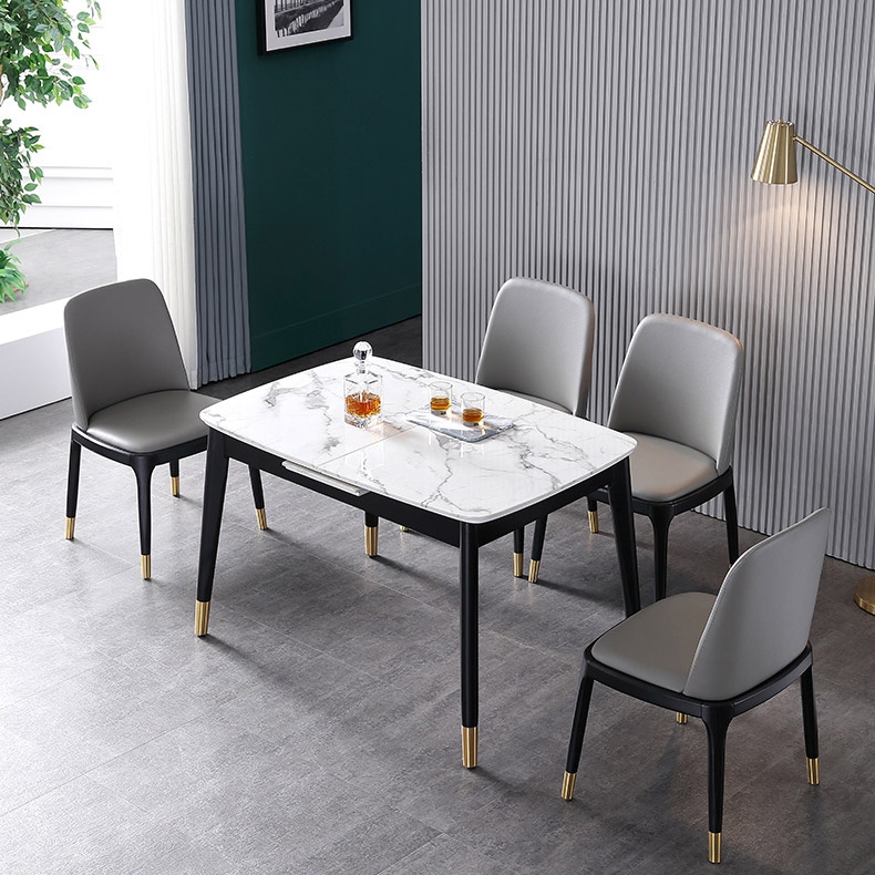 Customer Reviews for 1400mm to 1800mm Modern Rectangular Extendable Dining Table with Marble Veneer Top