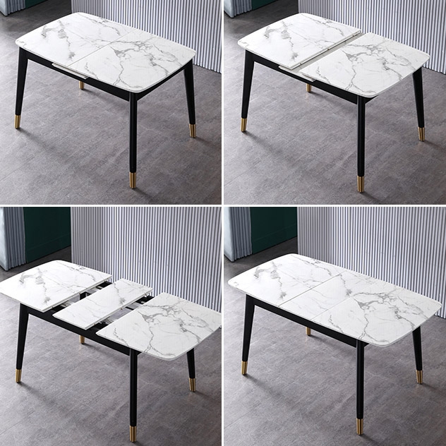 Customer Reviews for 1400mm to 1800mm Modern Rectangular Extendable Dining Table with Marble Veneer Top