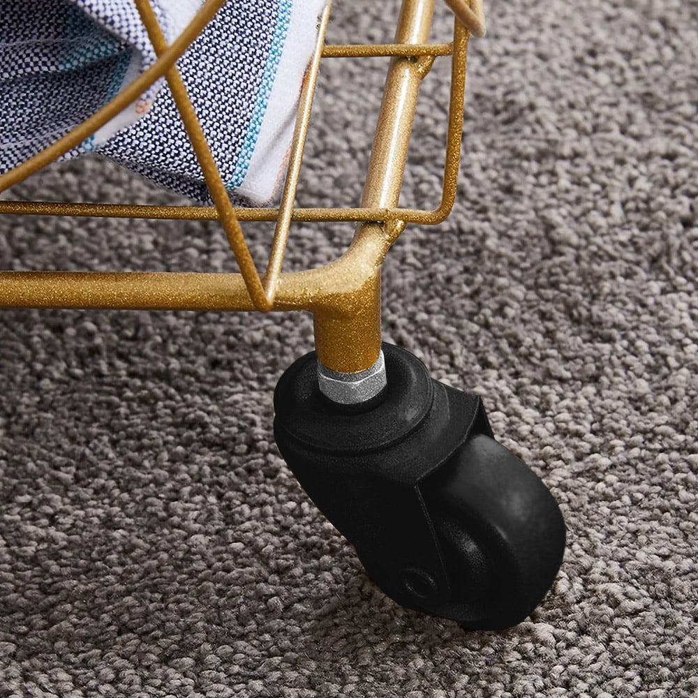 Questions et Réponses pour Panier à Linge à Roulettes Carré en Métal avec Poignées