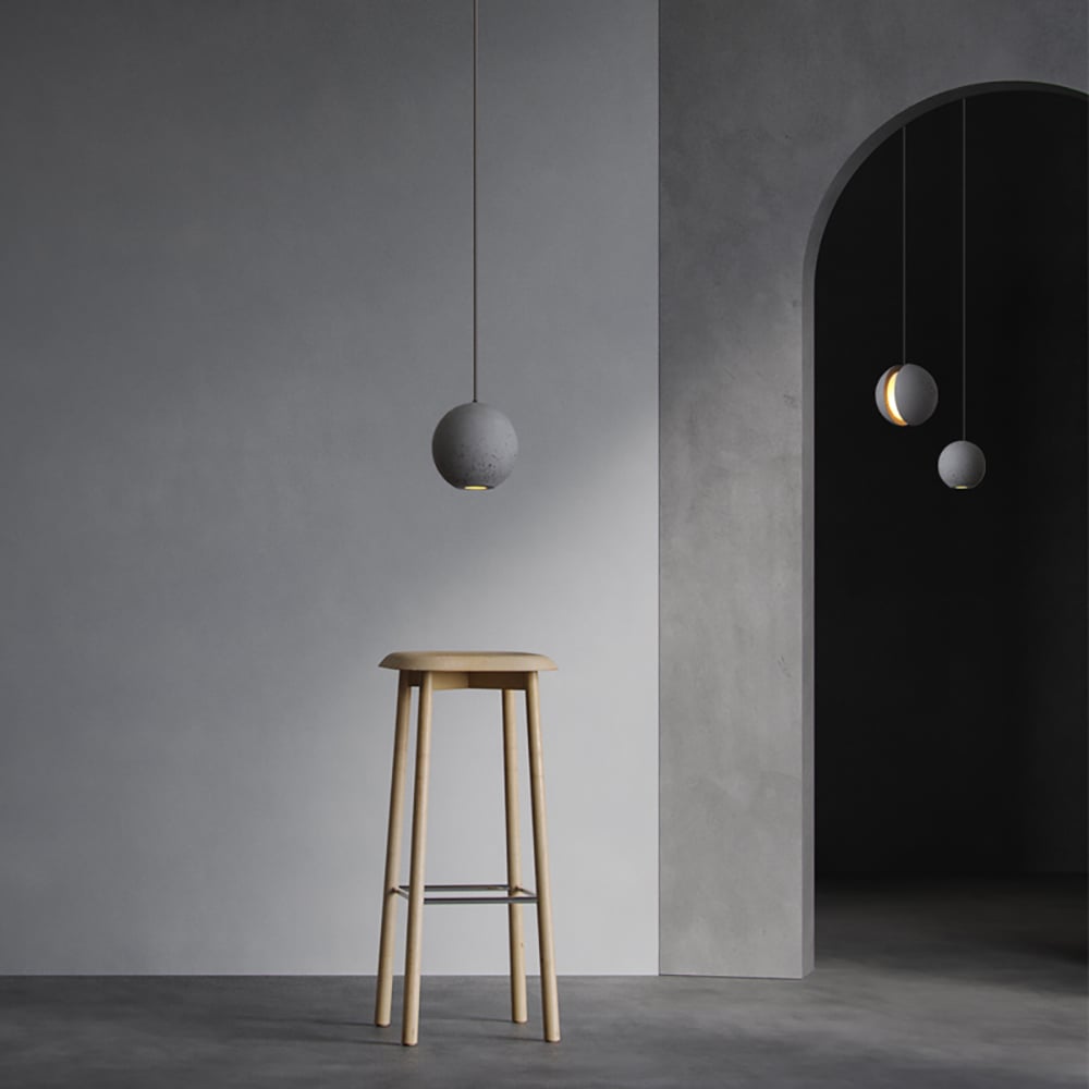 Customer Reviews for Moon Cement Pendant Light Grey Hanging Light set of 6