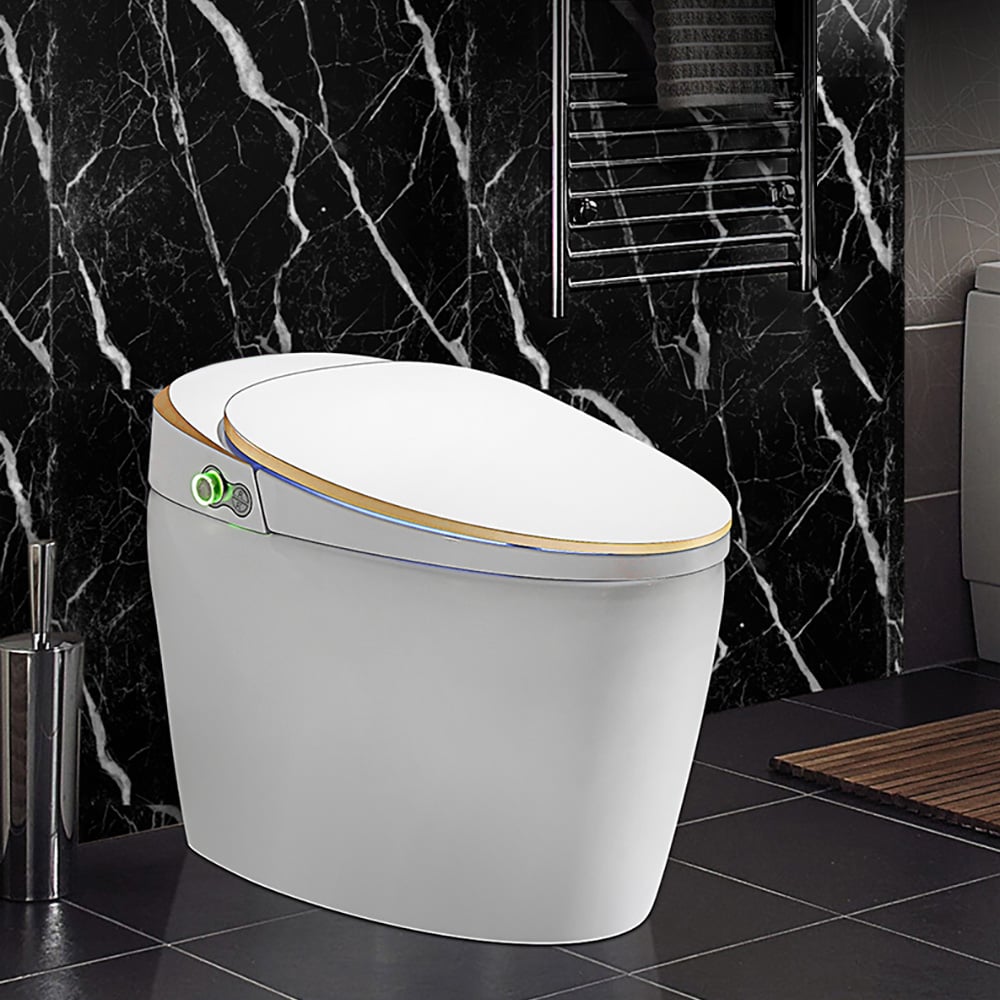 Customer Reviews for One-Piece Elongated Smart Toilet with Automatic Flushing