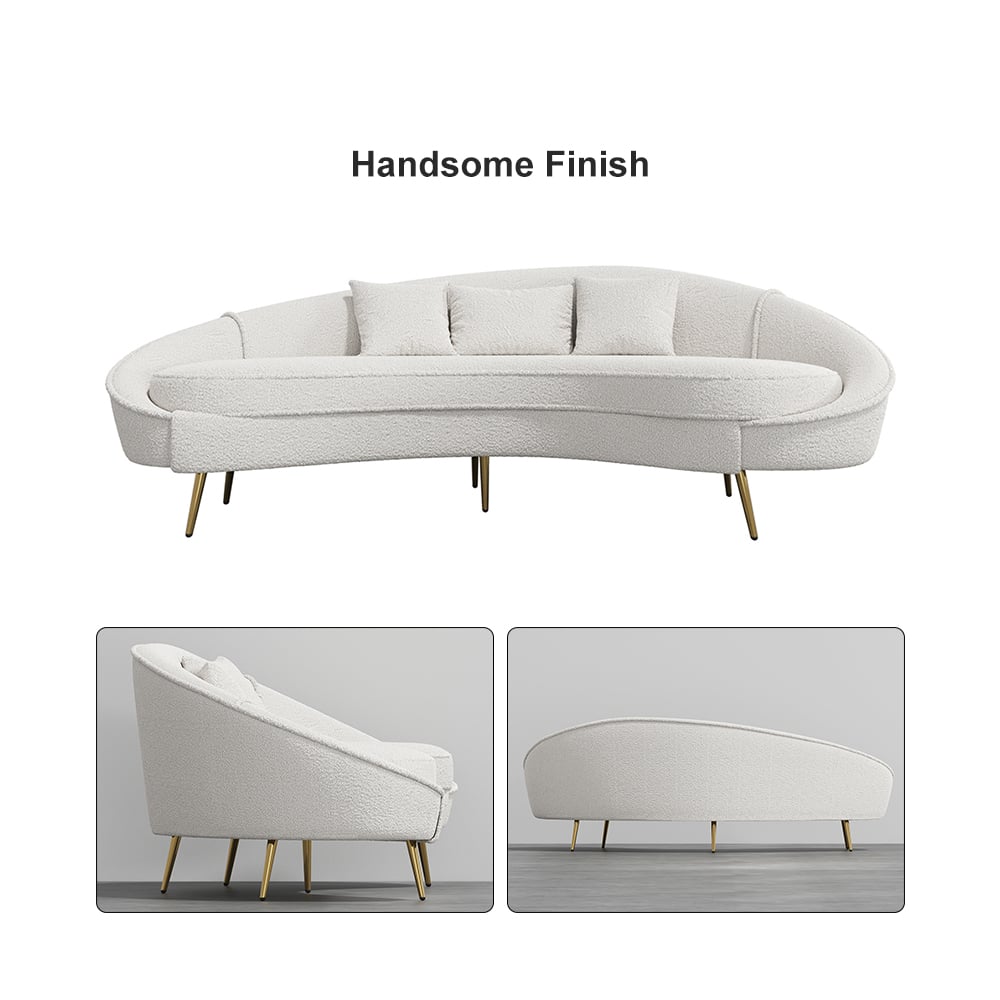 Homary Curved Sofa - Thumbnail 5