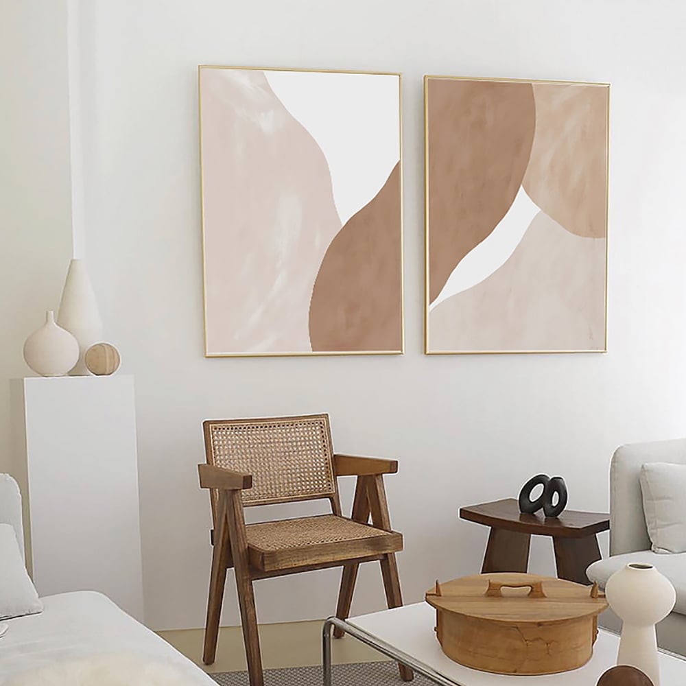 Avis Clients sur Peinture murale abstraite moderne en toile peinture murale à la maison Ensemble de 2