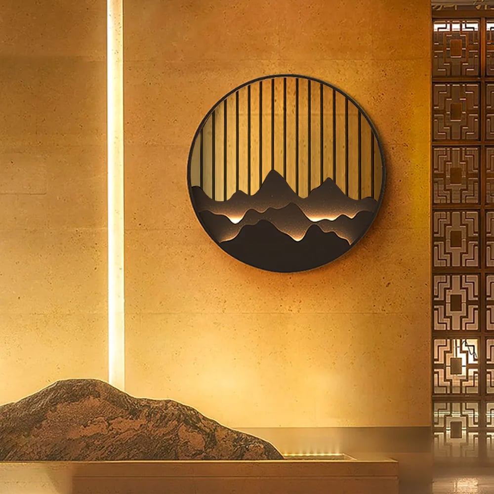 Customer Reviews for Outdoor Flush Mounted Wall Lighting Sconces LED Circle Layered Mountain Pattern