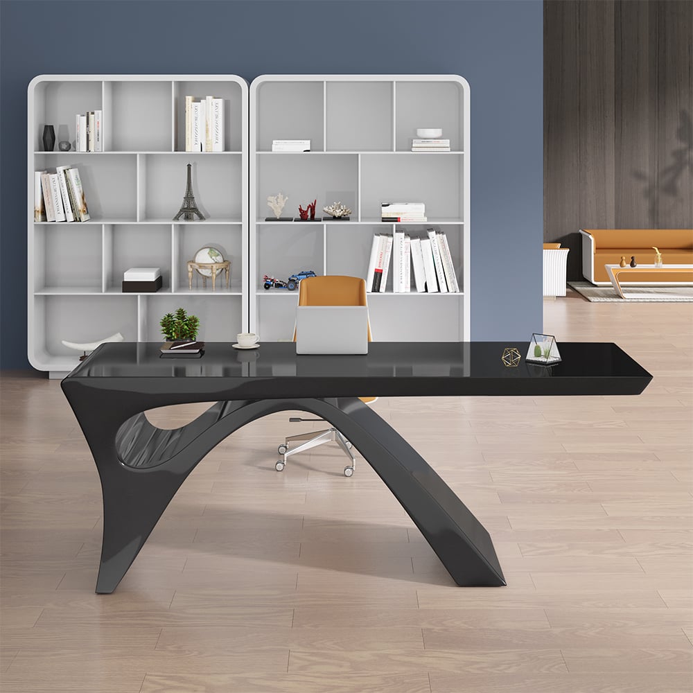 Vragen en antwoorden voor 1400 mm modern rechthoekig zwart computerbureau en oranje bureaustoelset gestoffeerd