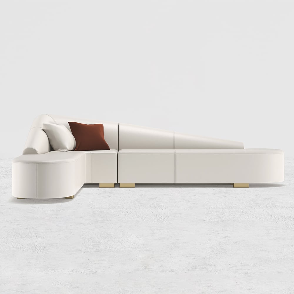 Customer Reviews for 2-Piece White Faux Leather Upholstered L-Shaped Sectional Sofa