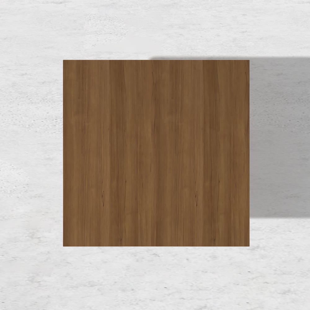 Modern Wood Coffee Table with Storage Square Drum Coffee Table with 1-Drawer