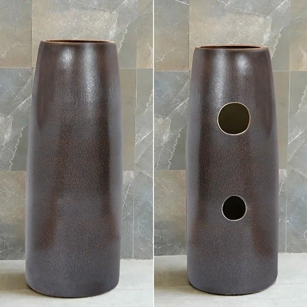 Customer Reviews for Vintage Retro Kaolin Clay Pedestal Basin Freestanding Bathroom Washbowl