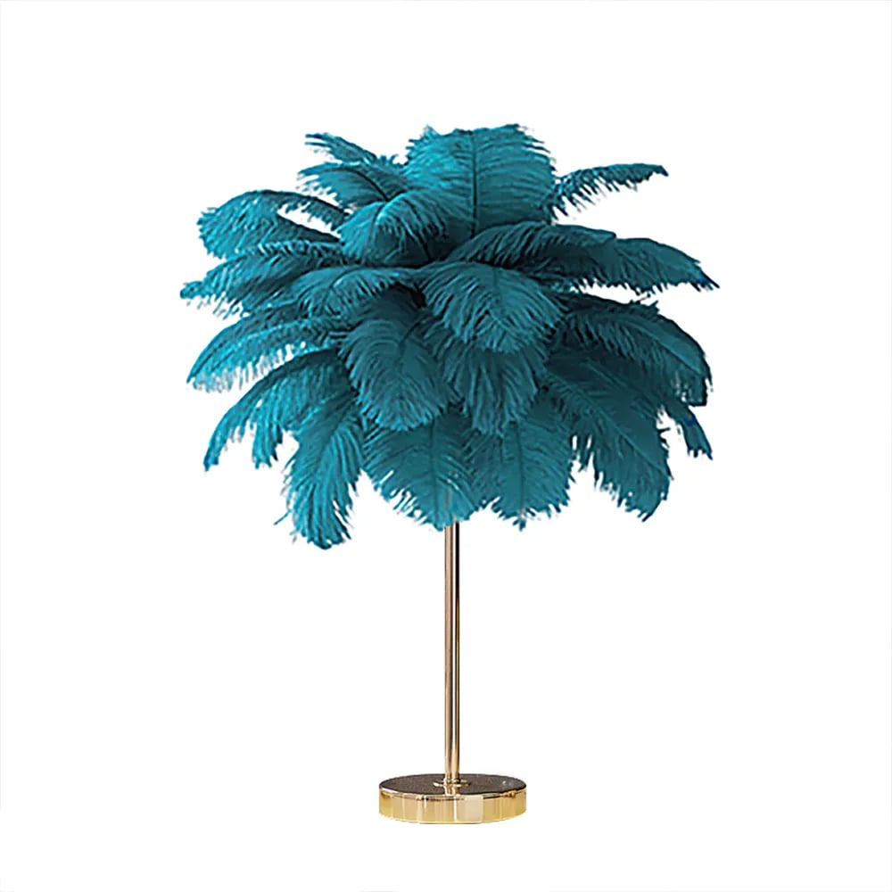 Customer Reviews for Loftus Art Deco Gold Portable Table Lamp with Green Feather USB Charging & Dimmable