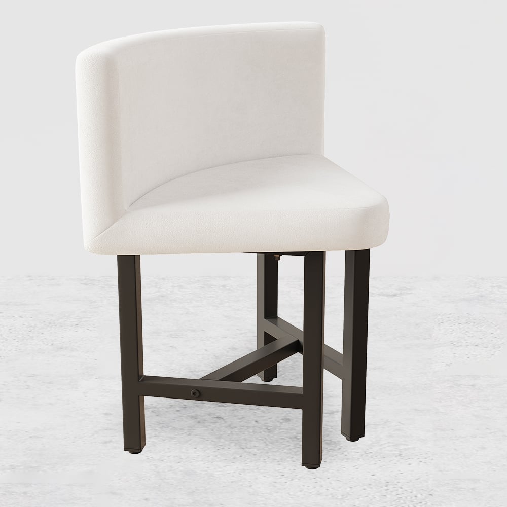 Round Wood Nesting Small Dining Table Set for 4 - 40" Modern White Kitchen Table and Chairs | Homary