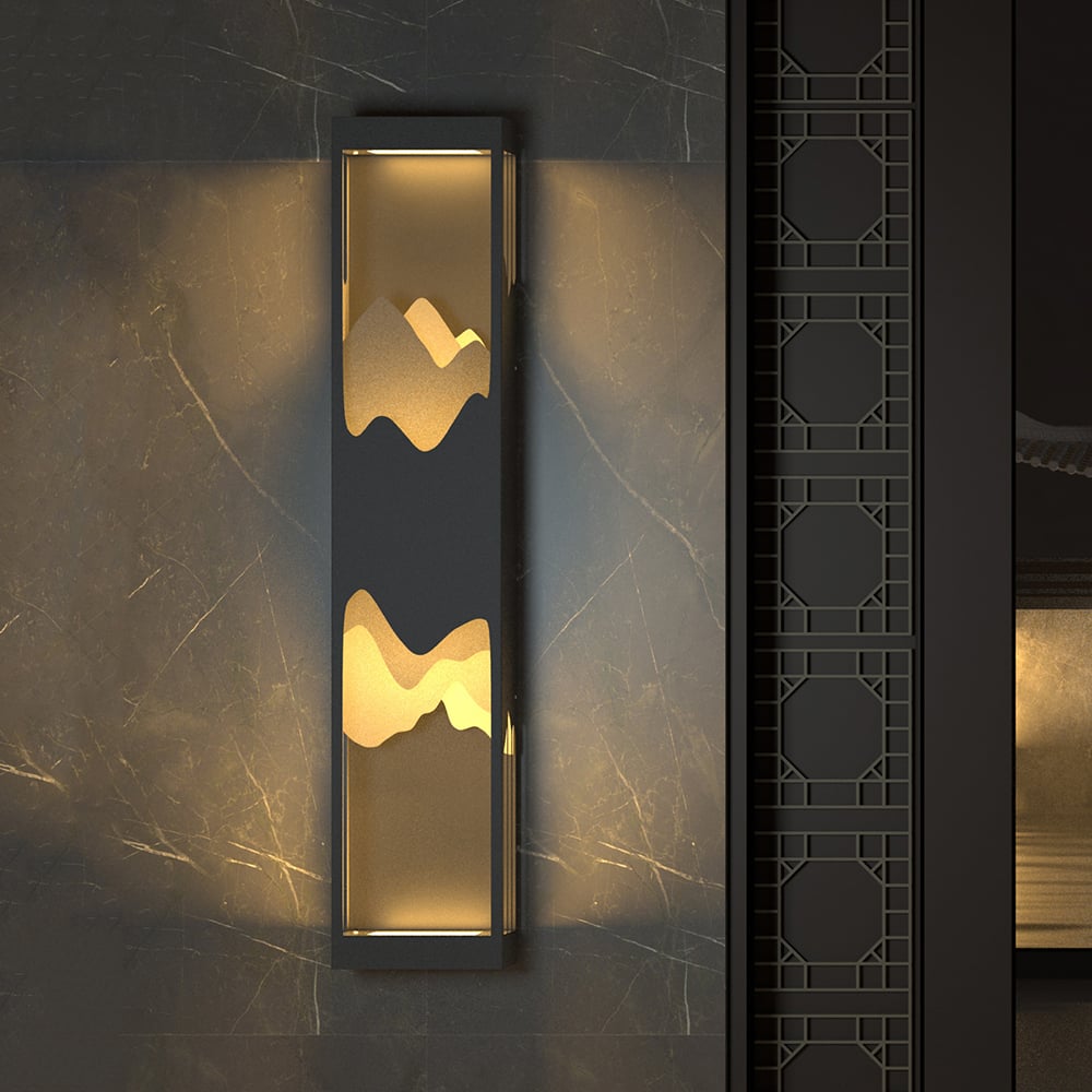 Questions and Answers for 40" Modern Flush Mounted LED Outdoor Lighting Wall Sconces Layered Cuboid