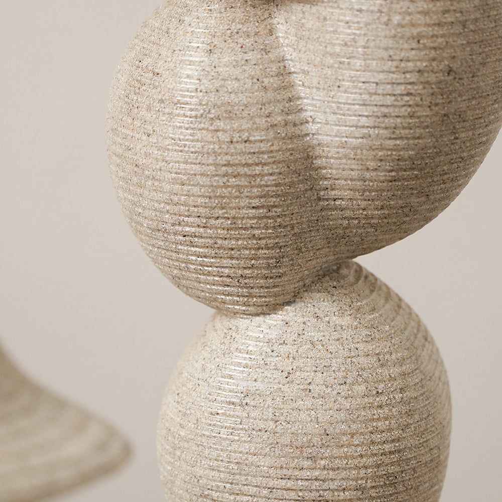 Questions and Answers for Modern Resin Abstract Sculpture Art Home Decorative Figurine Desk Decor in Off White