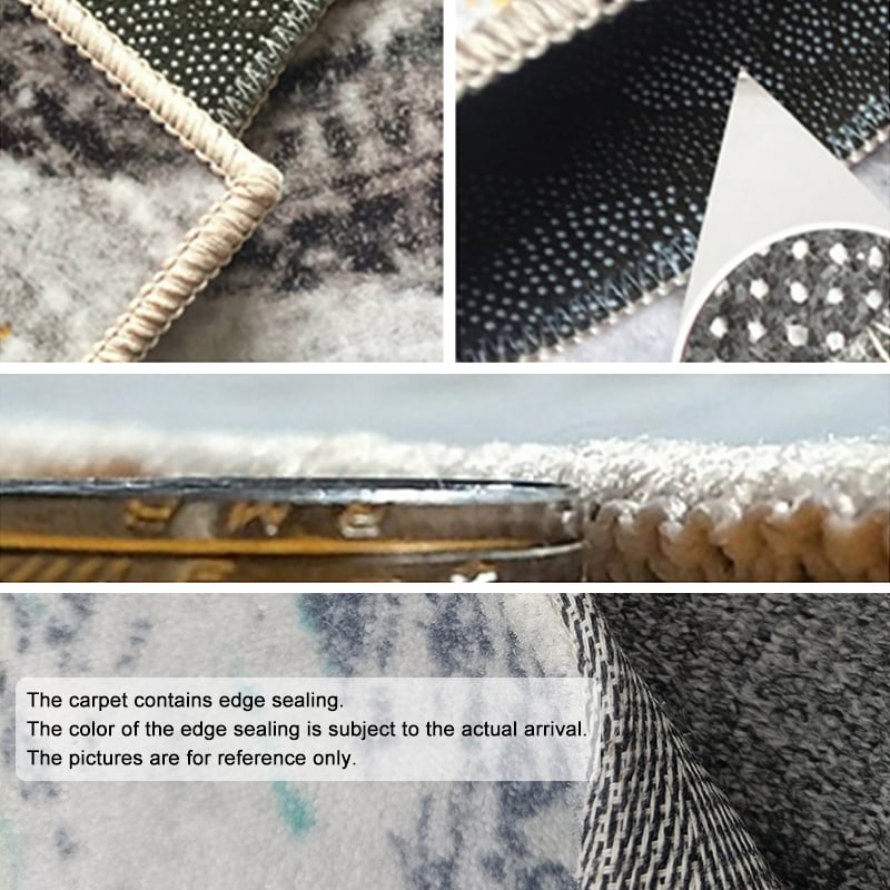 Customer Reviews for 1530mm x 1530mm Modern Round Nylon Area Rug Multi-Colour Designer Rugs Living Room