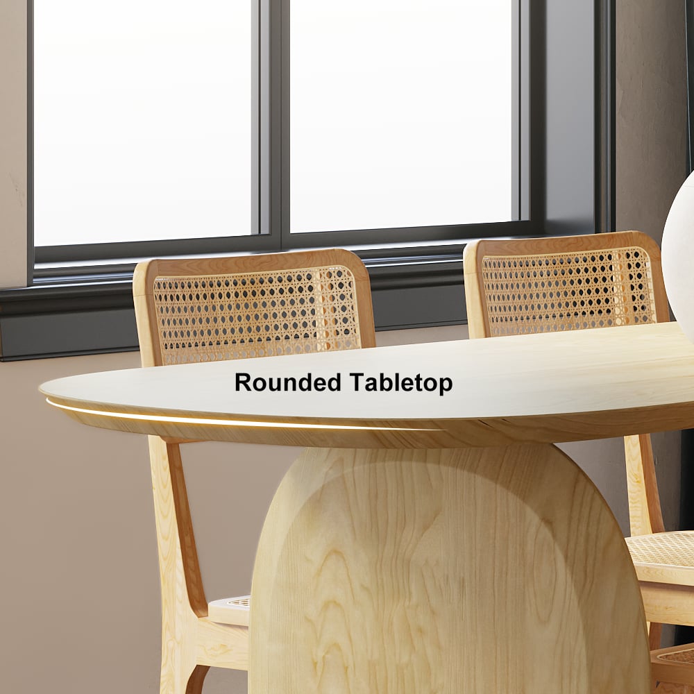 Customer Reviews for Tintica 2000mm Japandi Wooden Dining Table Solid Wood Table for Dining for 8