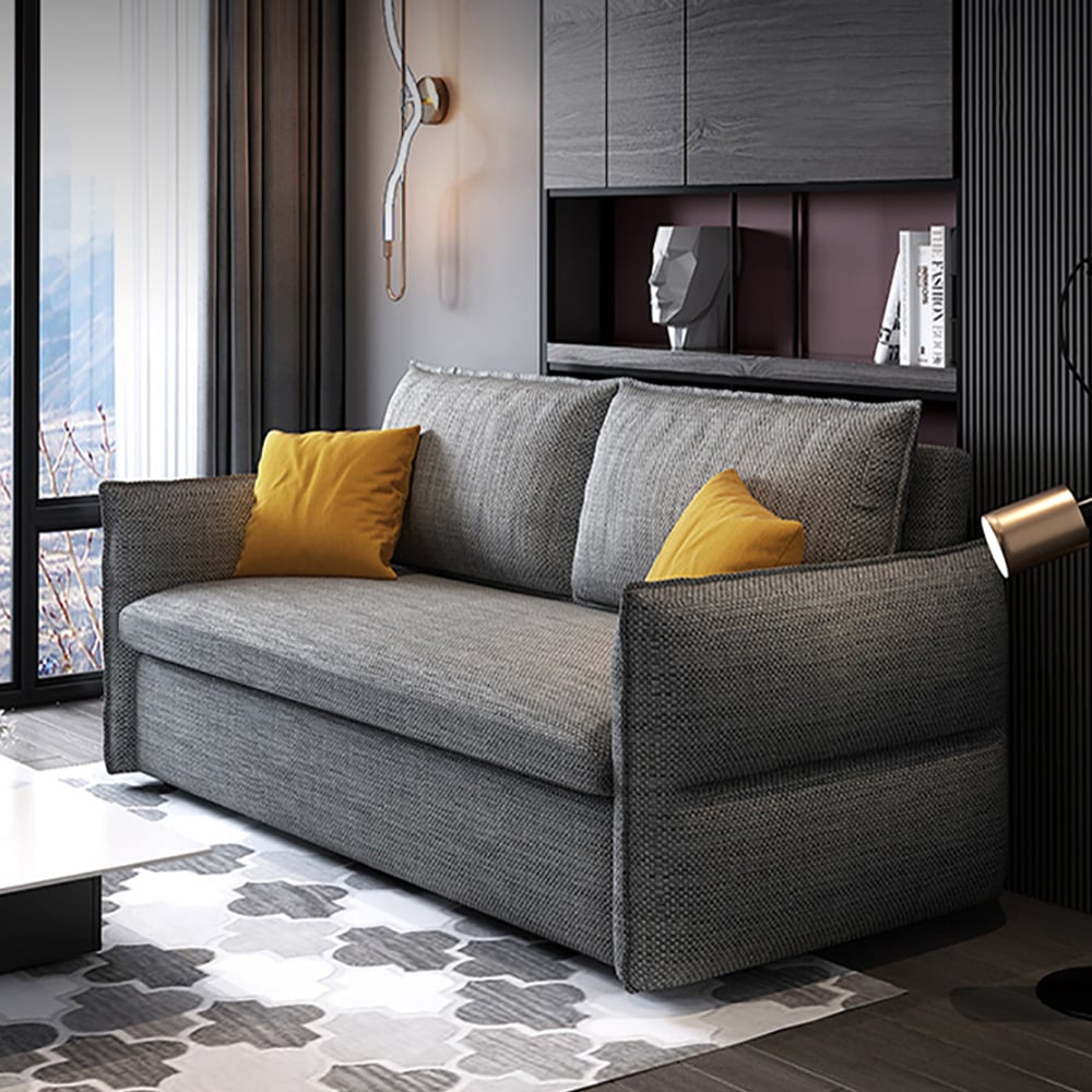 Questions and Answers for 80" King 3-Seater Linen Convertible Sleeper Sofa