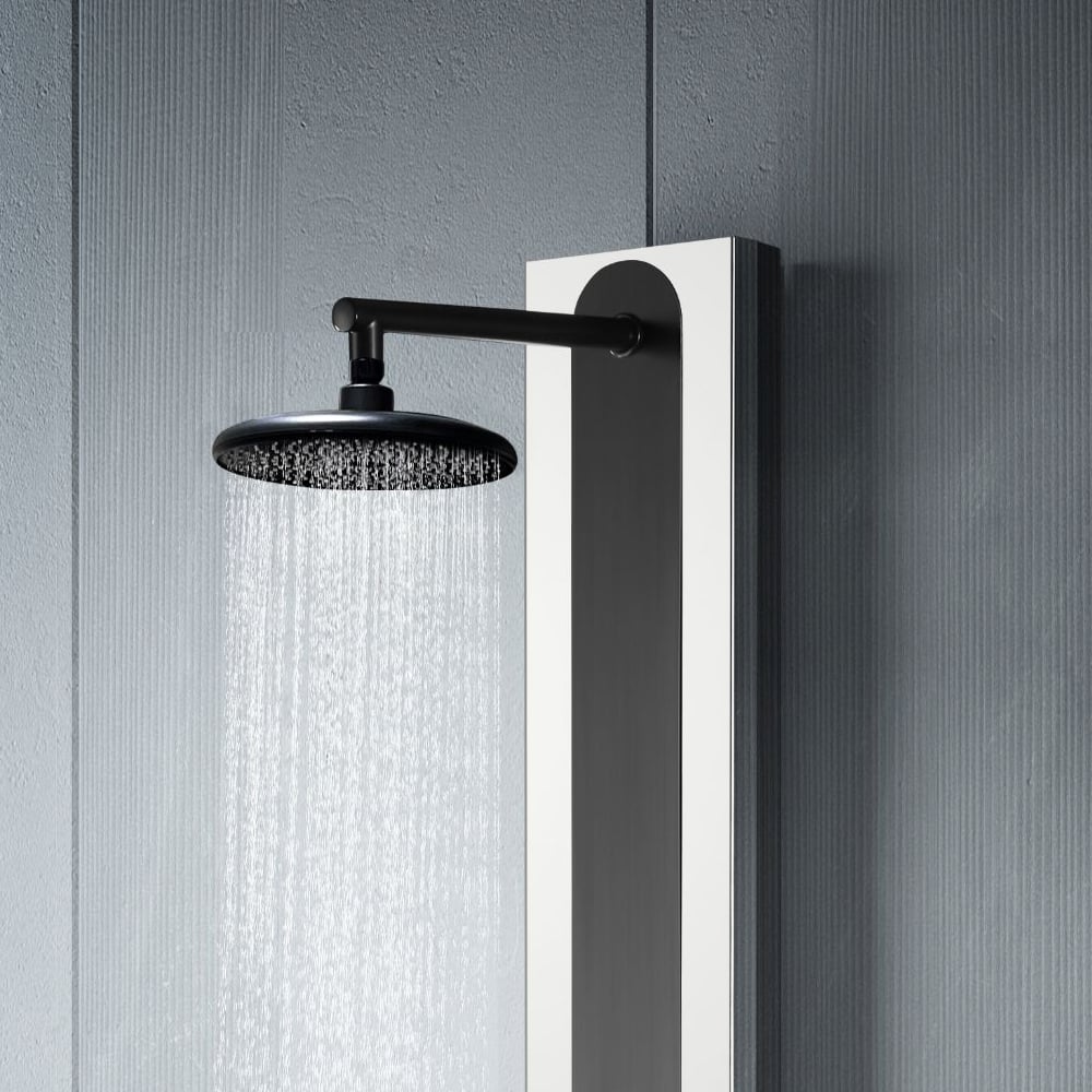 Questions and Answers for Chrome 55" Rainfall Shower Panel with Handheld Shower Adjustable Shower Head & Body Jets