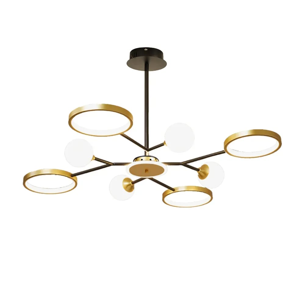 Questions and Answers for Modern Nordic Style 8-Light Chandelier 5W Warm Light Chandelier
