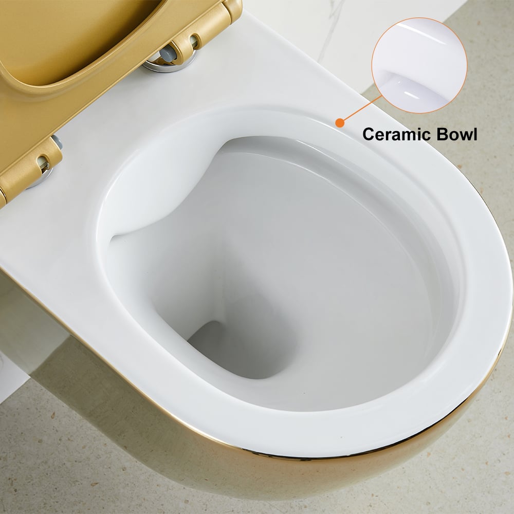 Questions and Answers for Luxury Round Wall-Mounted Toilet Rimless Flushing Ceramic