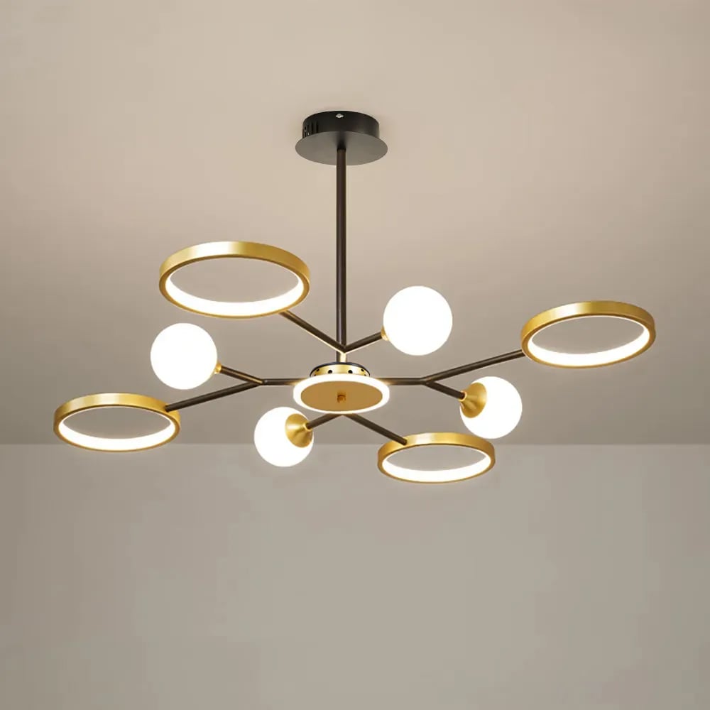 Questions and Answers for Modern Nordic Style 8-Light Chandelier 5W Warm Light Chandelier