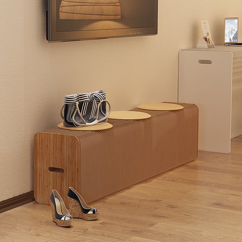 Questions and Answers for Modern Extension-Type Entryway Bench Natural Dining Bench in Brown Paper