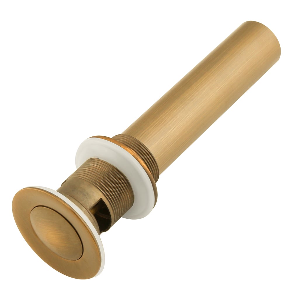 Vragen en antwoorden voor Klassiek antiek messing pop-up afval met overloop voor badkamerwastafels massief messing