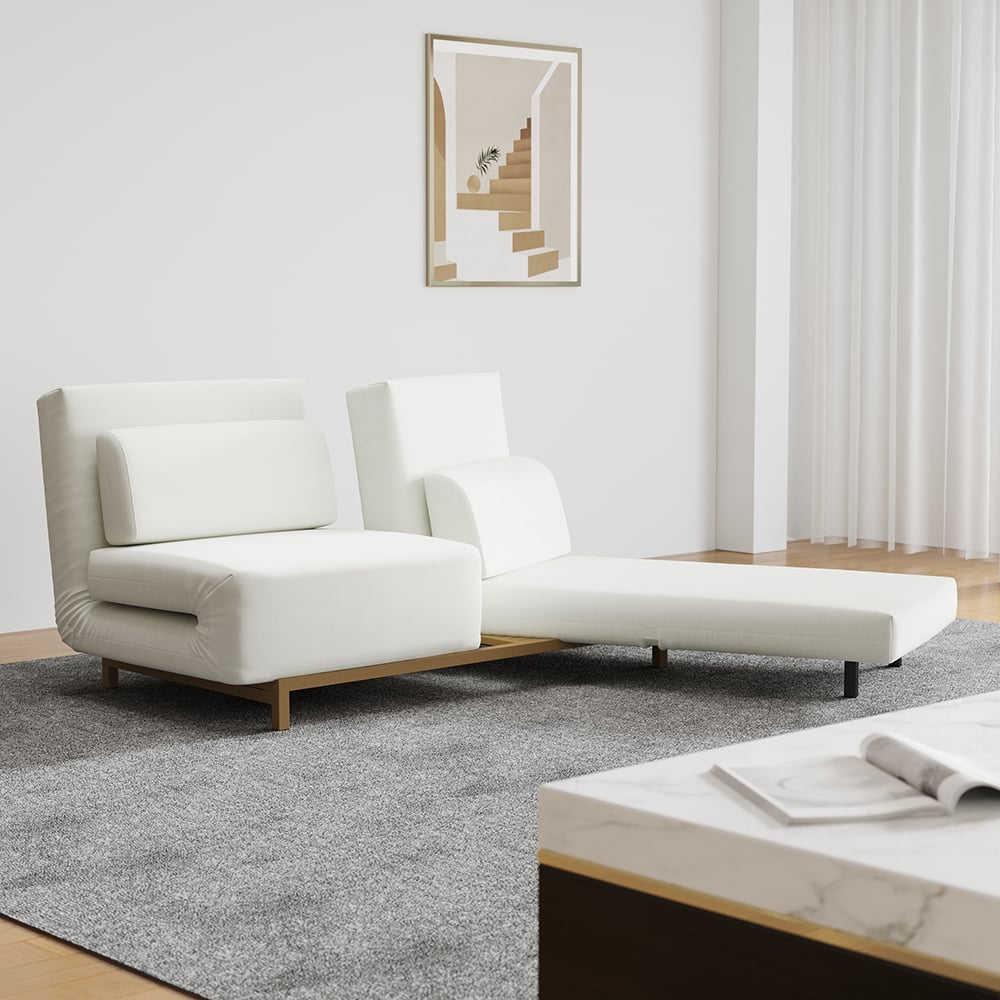 Customer Reviews for 64" Queen 2-Seater Linen Convertible Futon Bed with Pillows