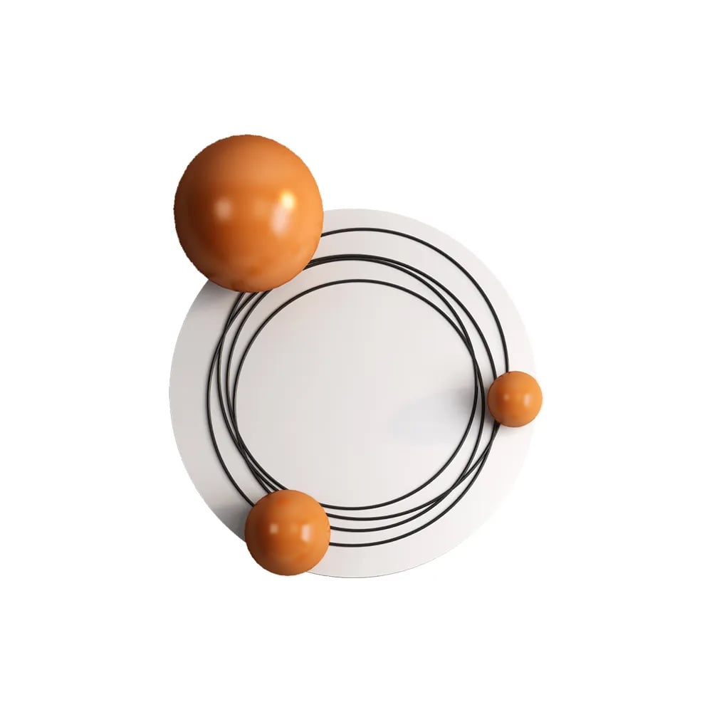 Vragen en antwoorden voor 3D moderne ronde abstracte metalen wanddecoratie creatieve hangende kunst