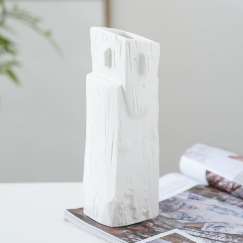 Domande e risposte per Set di 3 vasi da fiori in ceramica astratta bianca moderna con testa umana, decorazione artistica