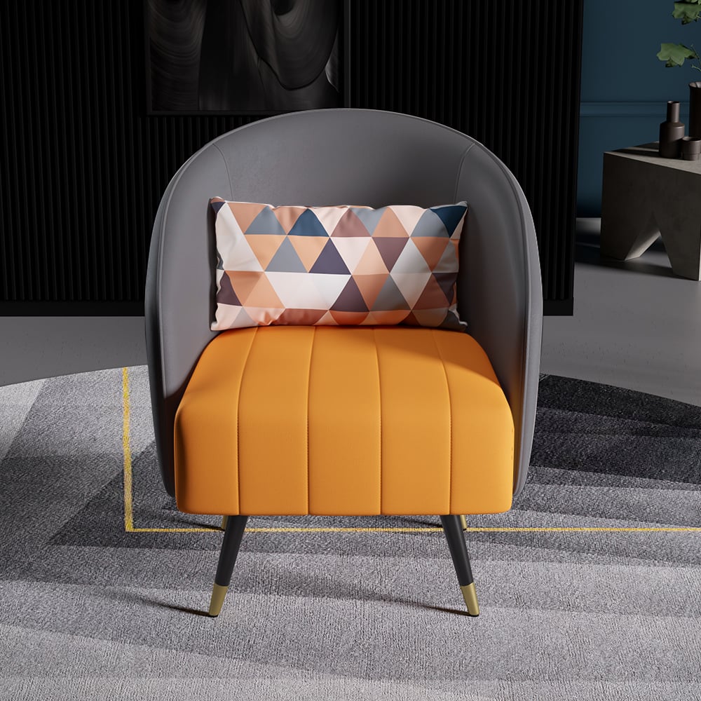 Vragen en antwoorden voor Lederen accentstoel met hoge rugleuning, set van 2