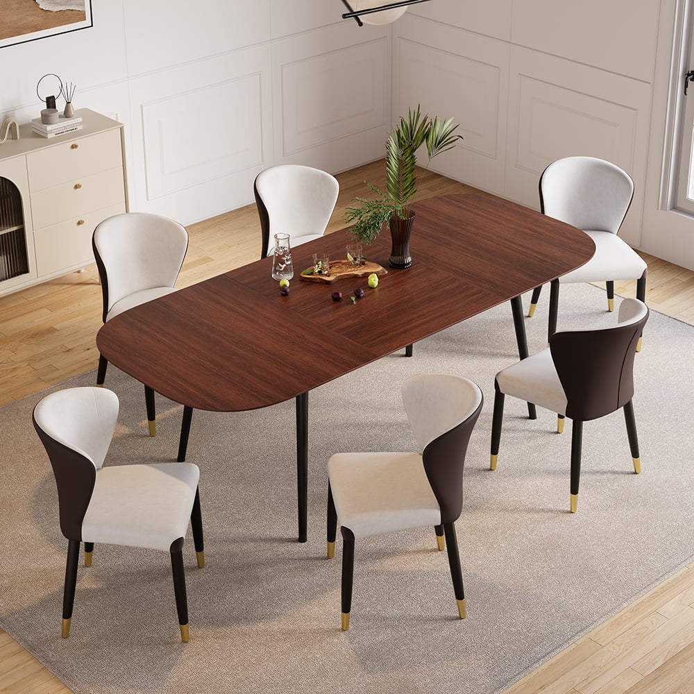 Questions et Réponses pour Ensemble de 2 chaises de salle à manger rembourrées en similicuir gris moderne