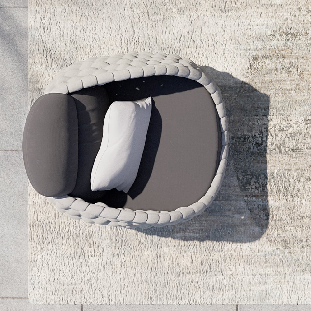 Vragen en antwoorden voor weerbestendige grijze draaibare geweven tuinstoelen