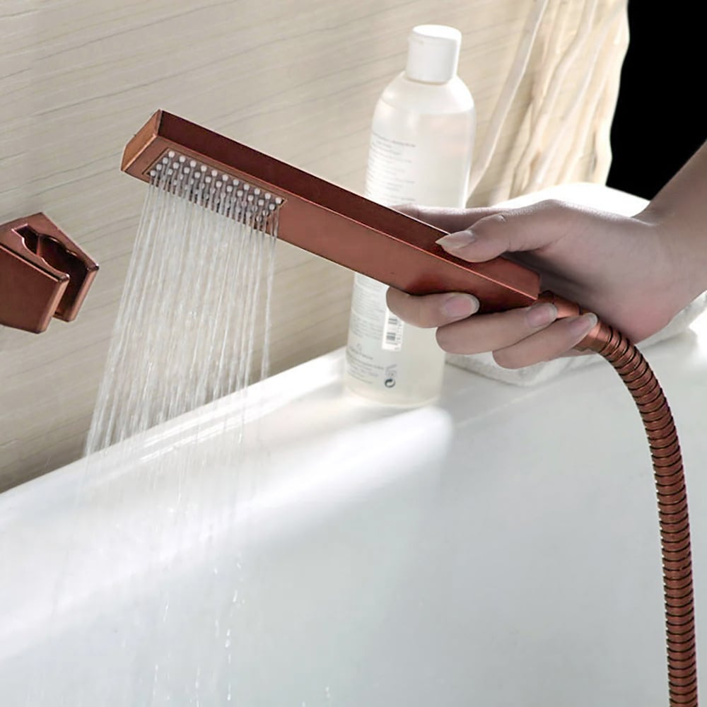 Questions and Answers for Milly Modern Waterfall Wall-Mount Oil Rubbed Bronze Tub Filler Faucet & Handshower