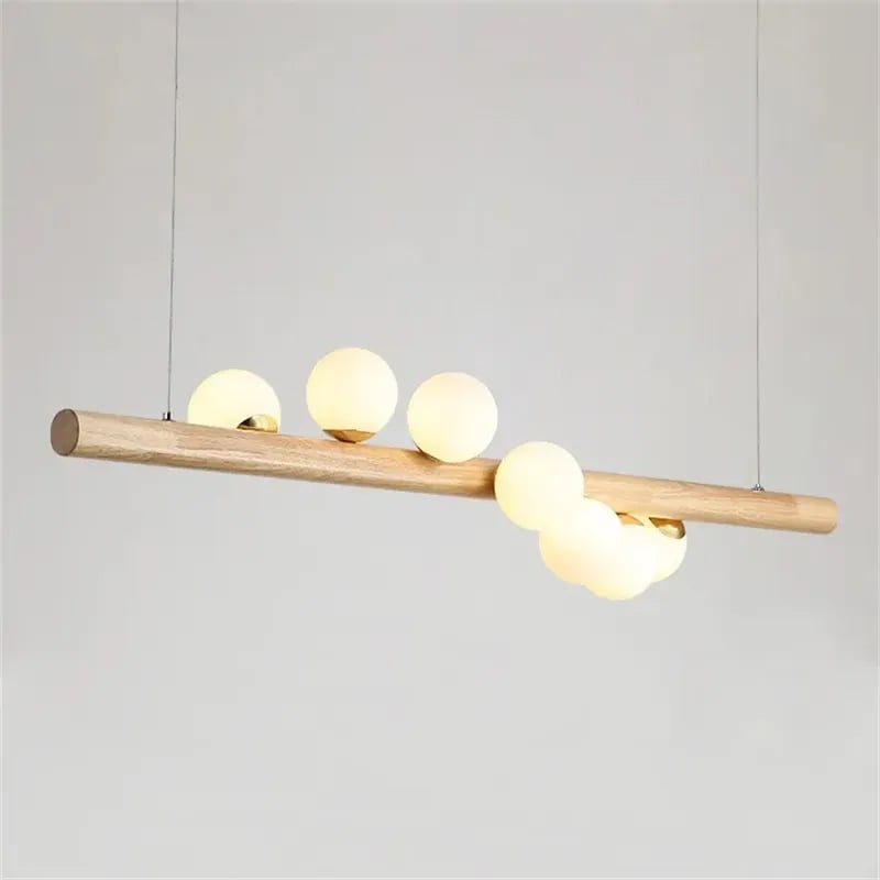 Customer Reviews for Linearc Modern Linear Pendant Light Glass Globe 7-Light Kitchen Island Light