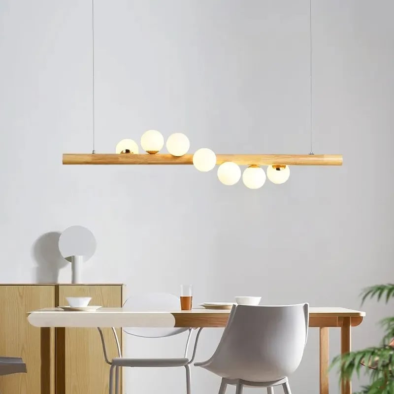 Customer Reviews for Linearc Modern Linear Pendant Light Glass Globe 7-Light Kitchen Island Light
