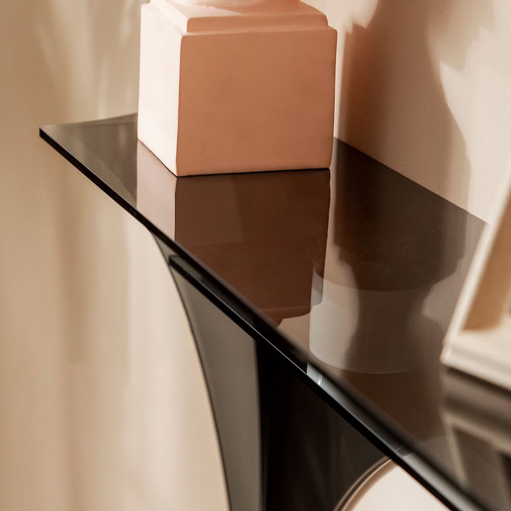 Customer Reviews for 1200mm Floating Wall Mounted Acrylic Console Table Narrow Black Entryway Table