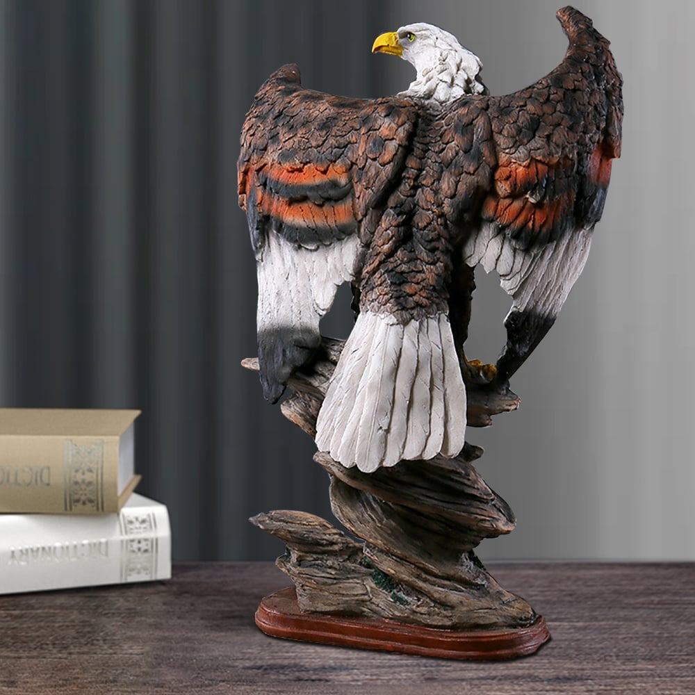 Otázky a odpovědi pro Socha orla z bronzové pryskyřice s ozdobou zvířecí figurky stoupajících křídel